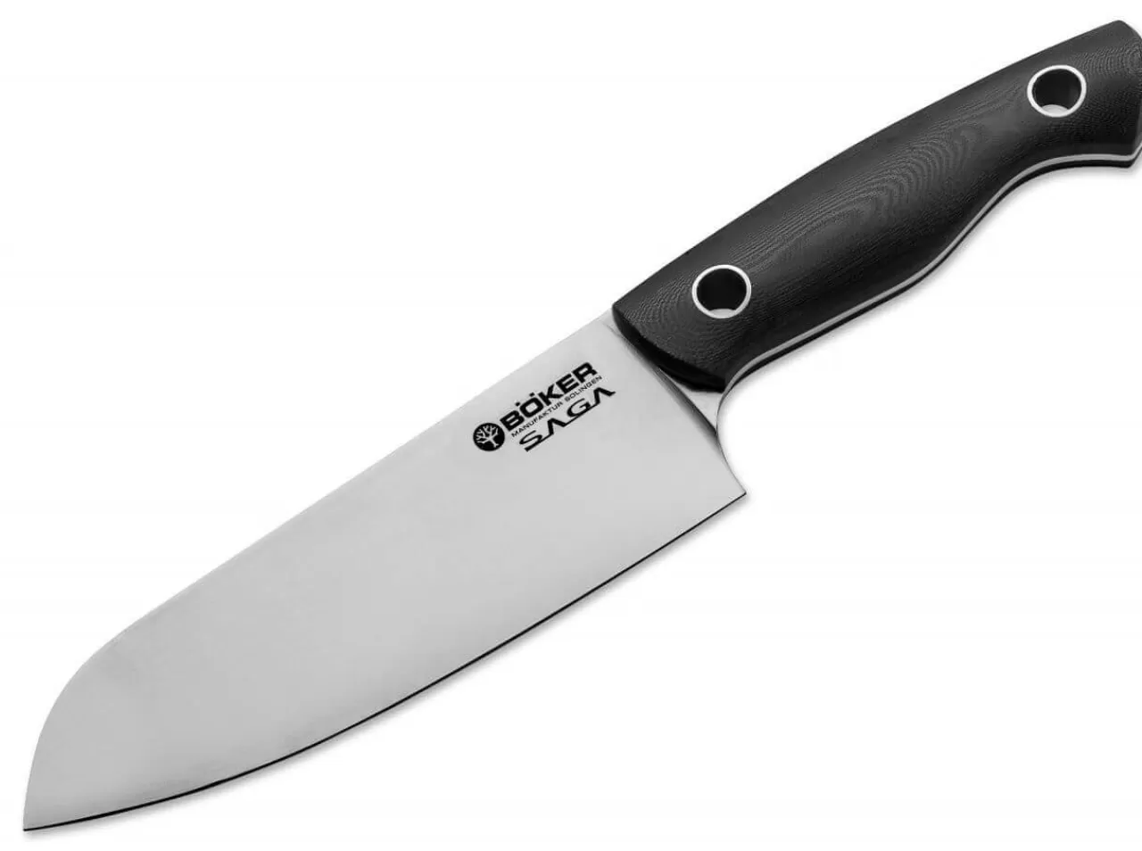 Böker Manufaktur Solingen Santokumesser<Saga Santoku G10 Satin