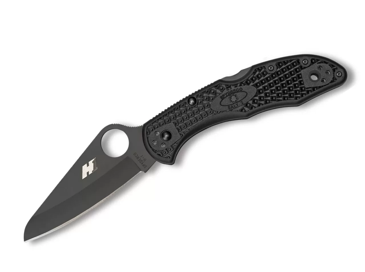 Spyderco Salt 2 Black Plain Discount