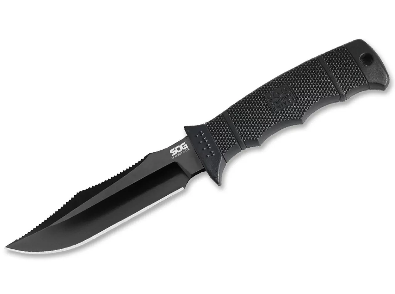 SOG Outdoormesser<Seal Pup Elite Black Plain