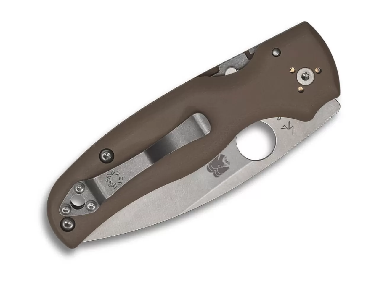 Spyderco Shaman Brown G10 Cpm-15V Sprint Run Hot