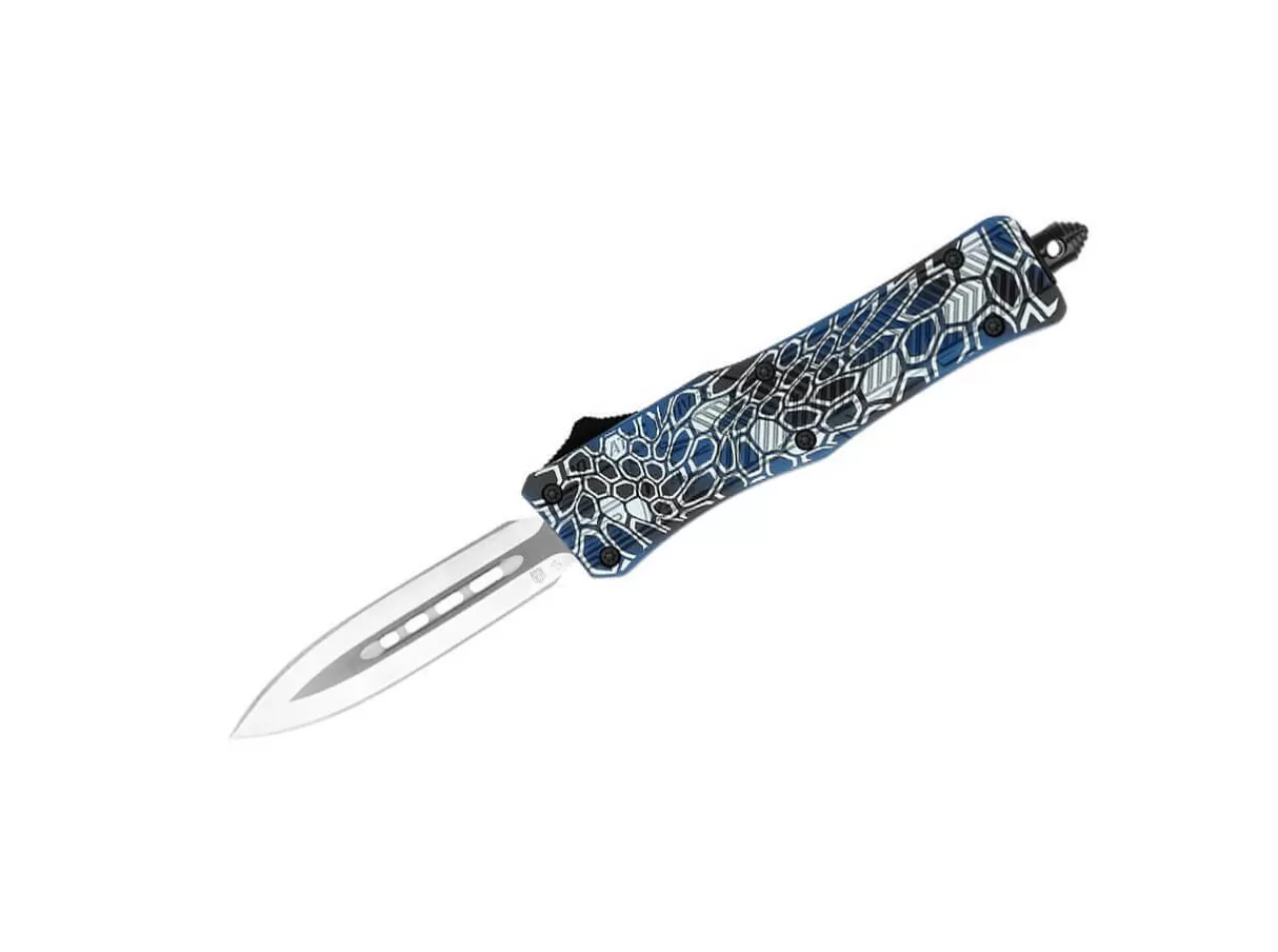 CobraTec Small Ctk-1 Cerakote Blue Cobra Skin Dagger Not Serrated Store