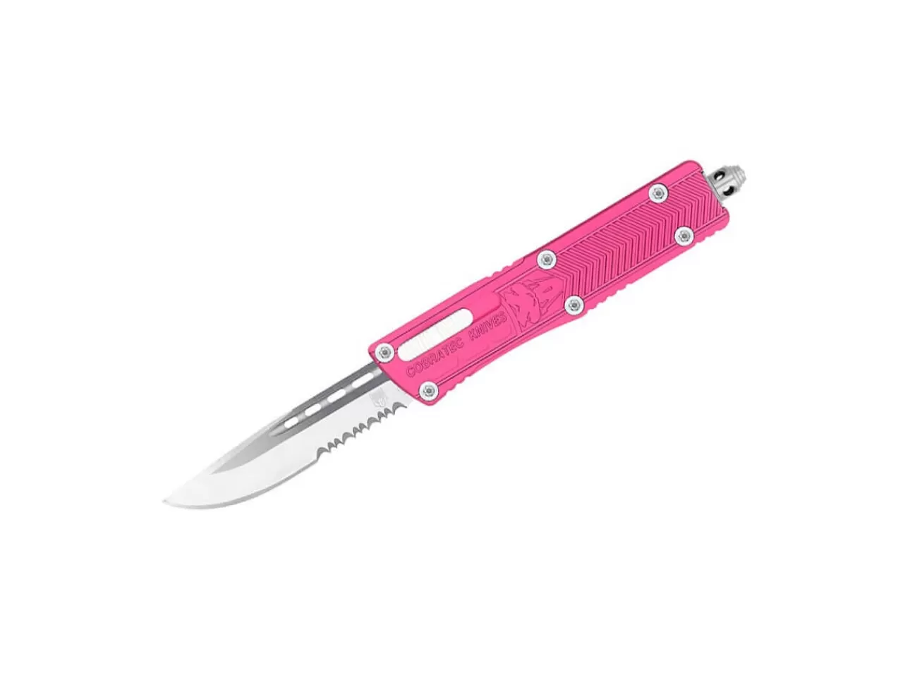 CobraTec Small Sidewinder Pink Drop Serrated Hot