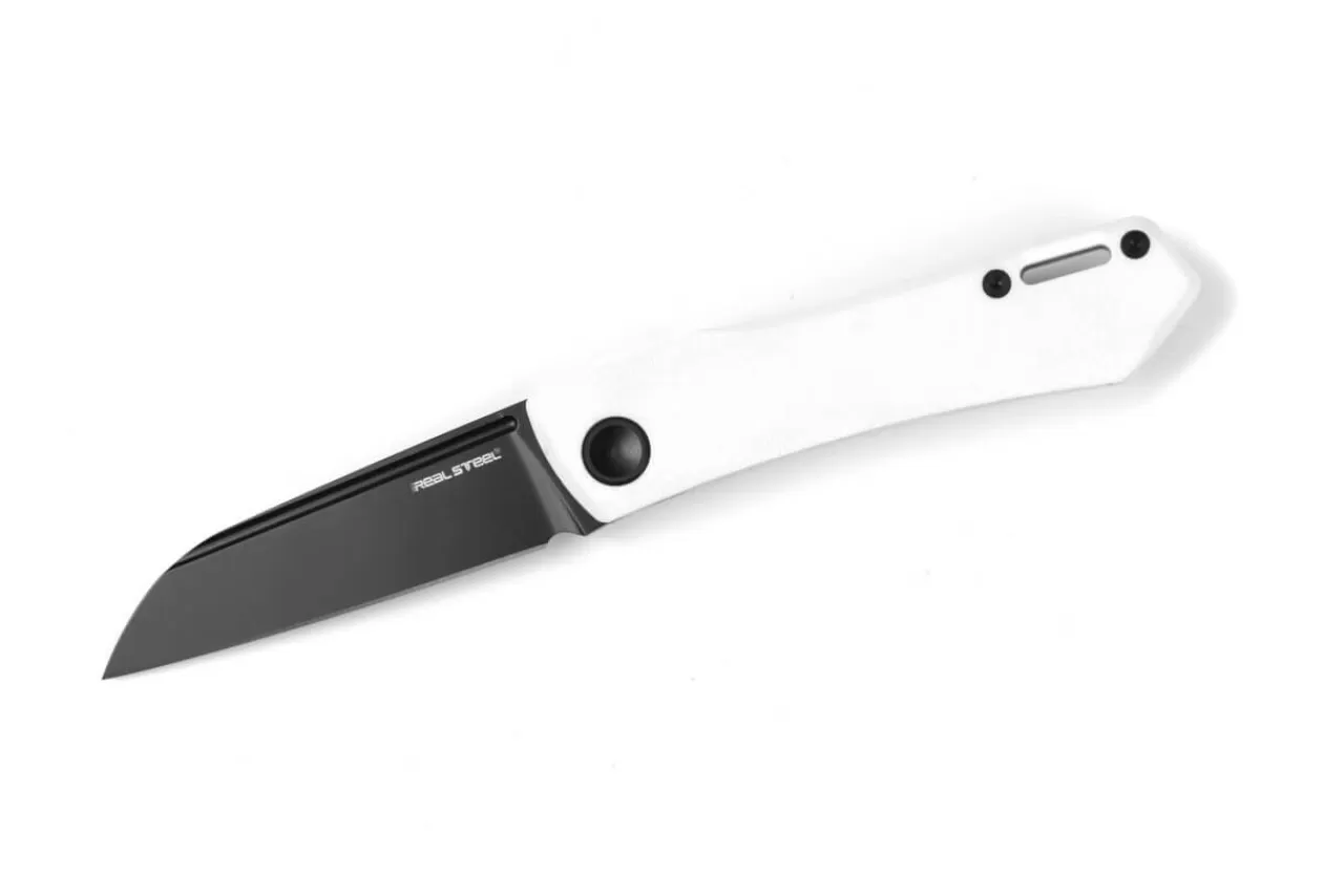 Real Steel Solis Lite G10 White Black Blade Hot