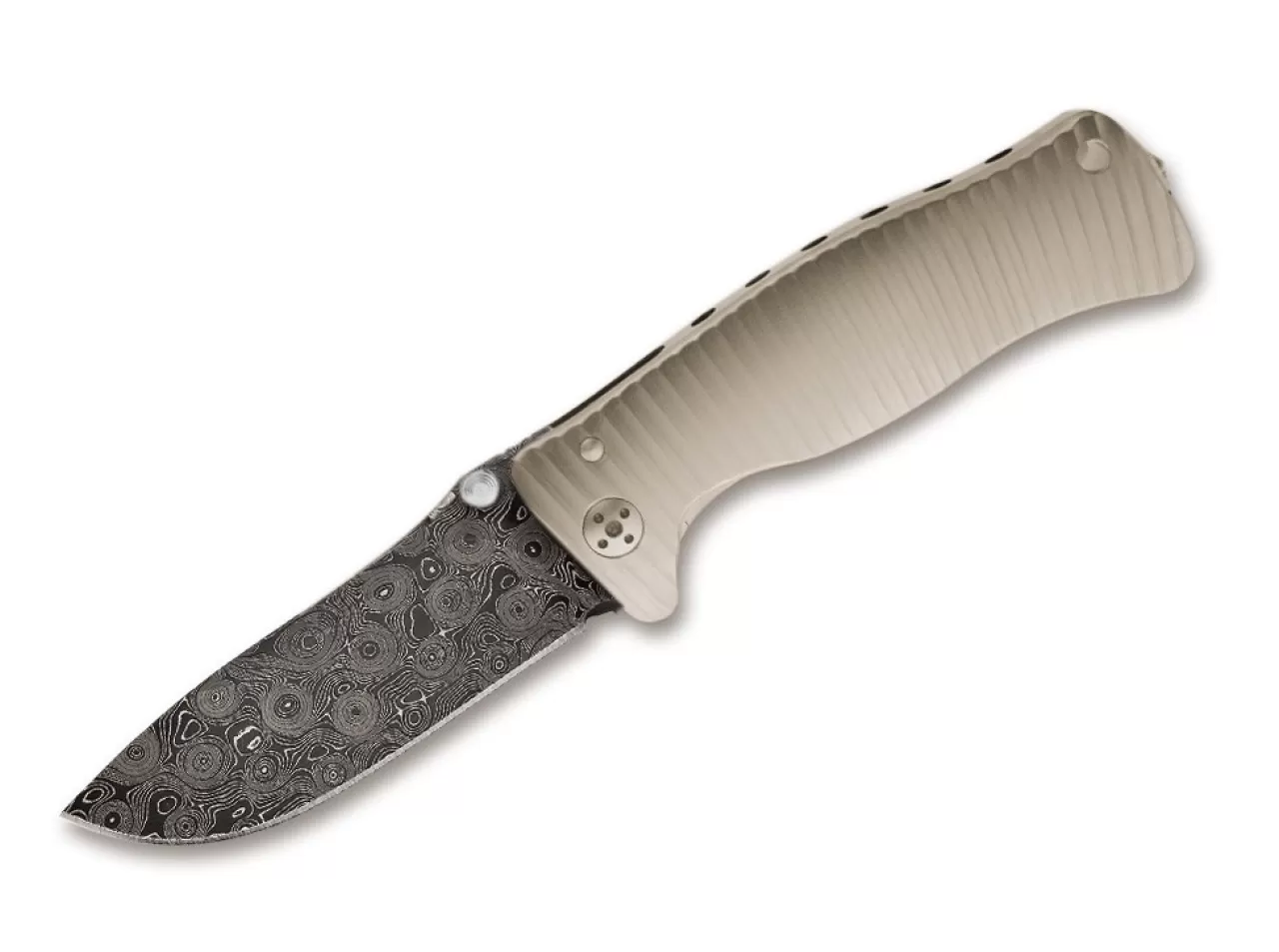 LionSteel Sr-1 Titanium Damascus Discount