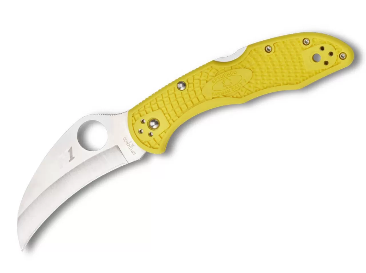 Spyderco Tasman Salt 2 Lightweight Yellow H1 Plain Outlet