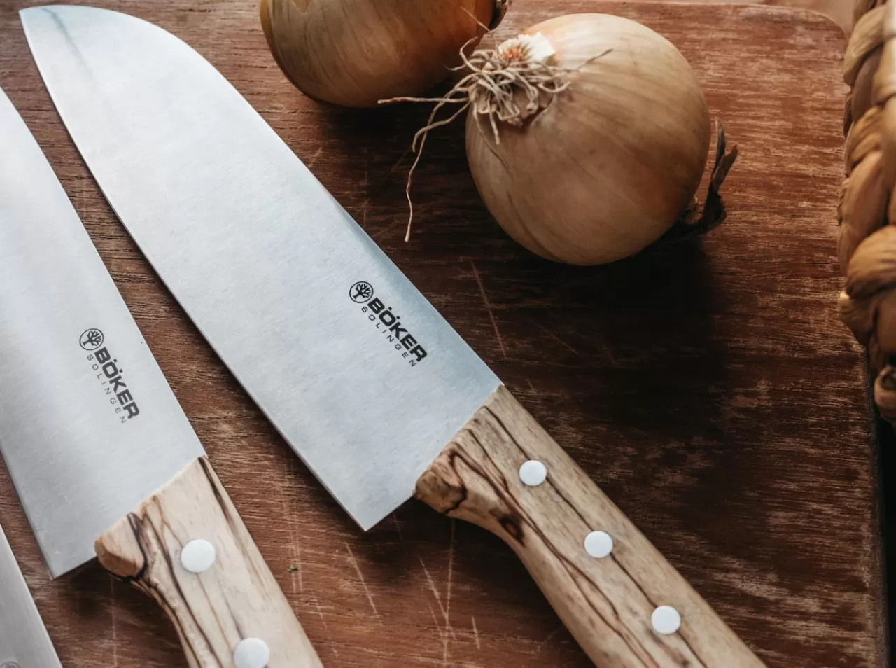 Böker Manufaktur Solingen Santokumesser<Tenera Santoku Eisbuche