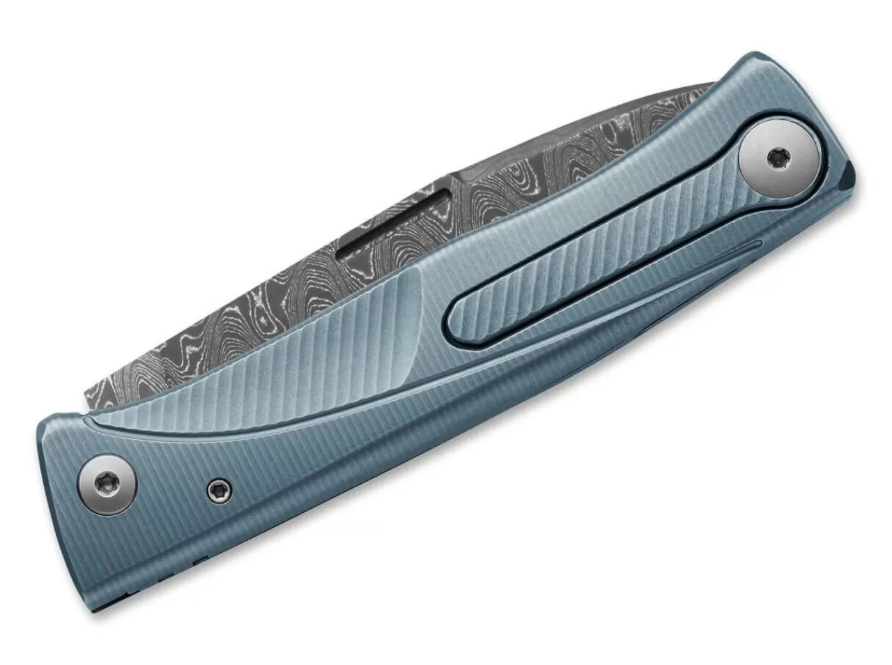 LionSteel Thrill Damascus Blue Sale