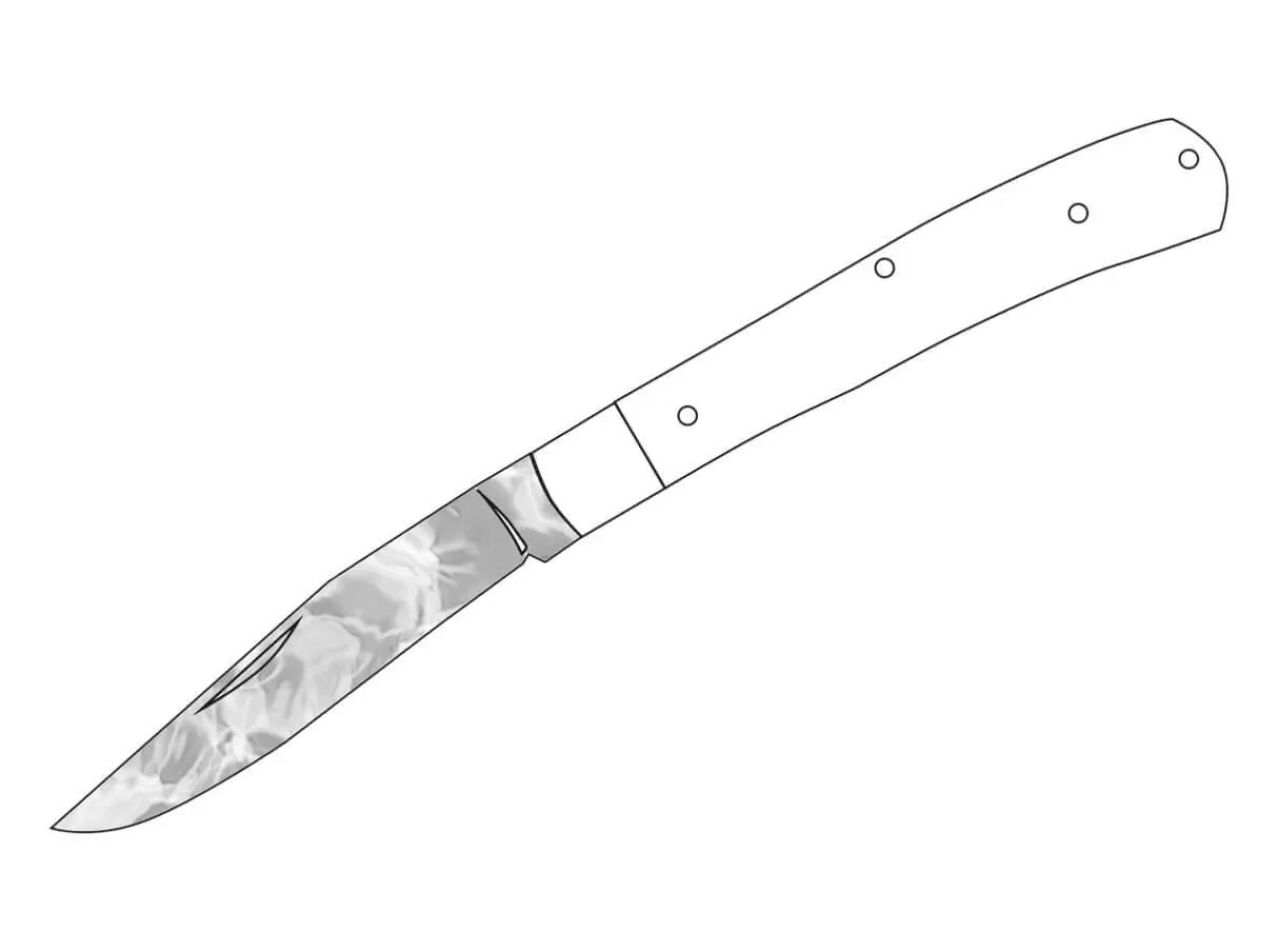 Böker Manufaktur Solingen Trapper Damast Individuell Clearance