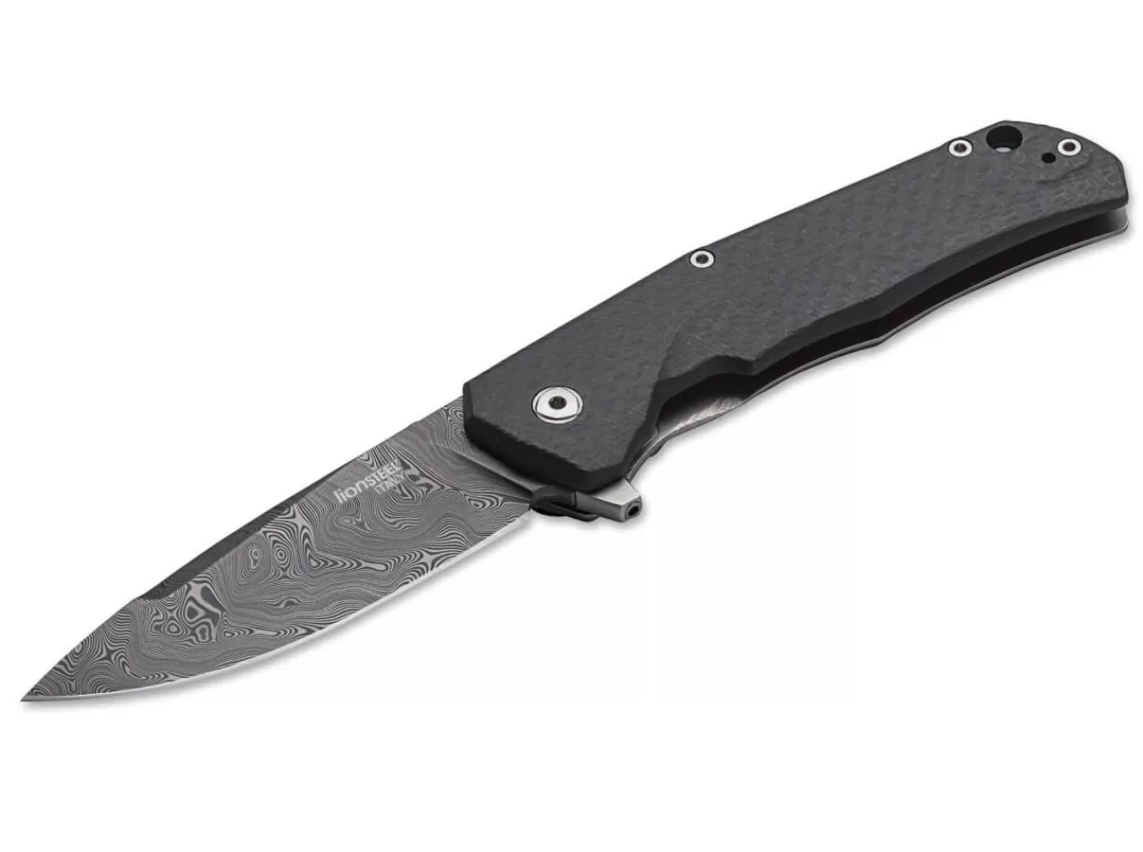 LionSteel T.R.E. Damascus Raindrop Carbon Store