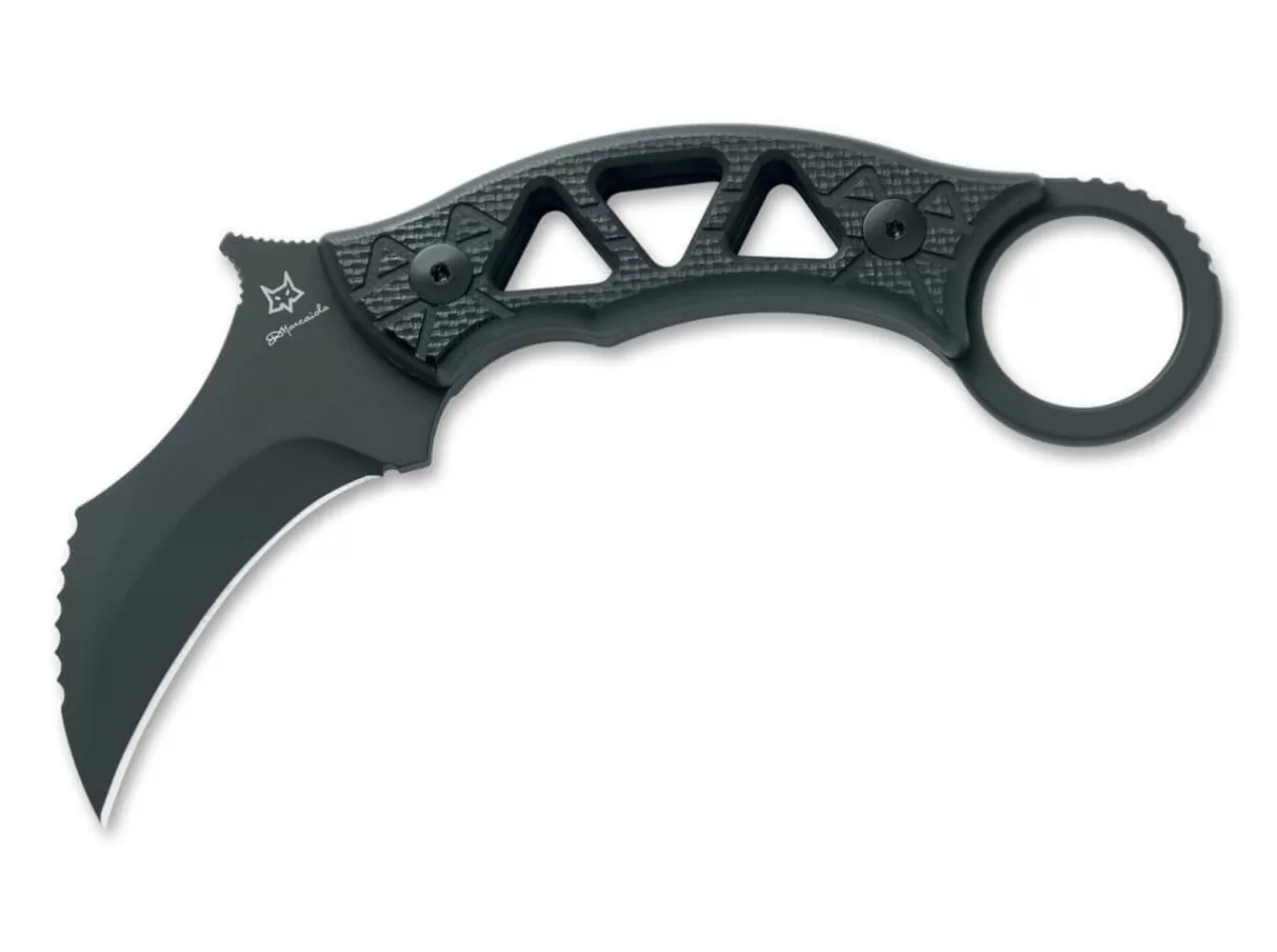 Fox Knives Karambits<Tribal K Fixed G10 All Black