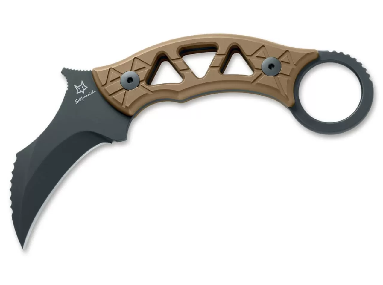 Fox Knives Karambits<Tribal K Fixed Titanium Bronze Black Pvd