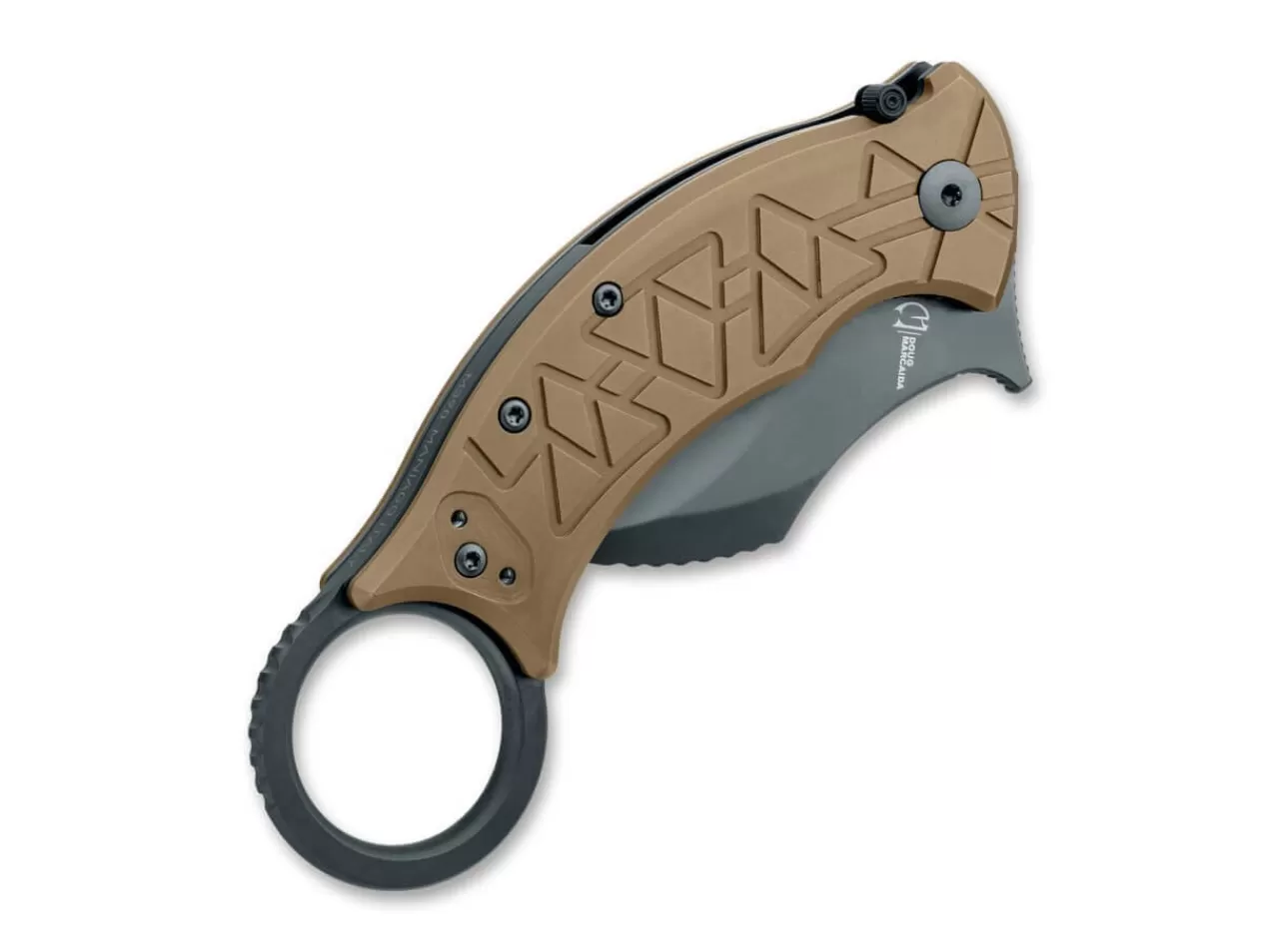 Fox Knives Tribal K Titanium Bronze Black Pvd Hot