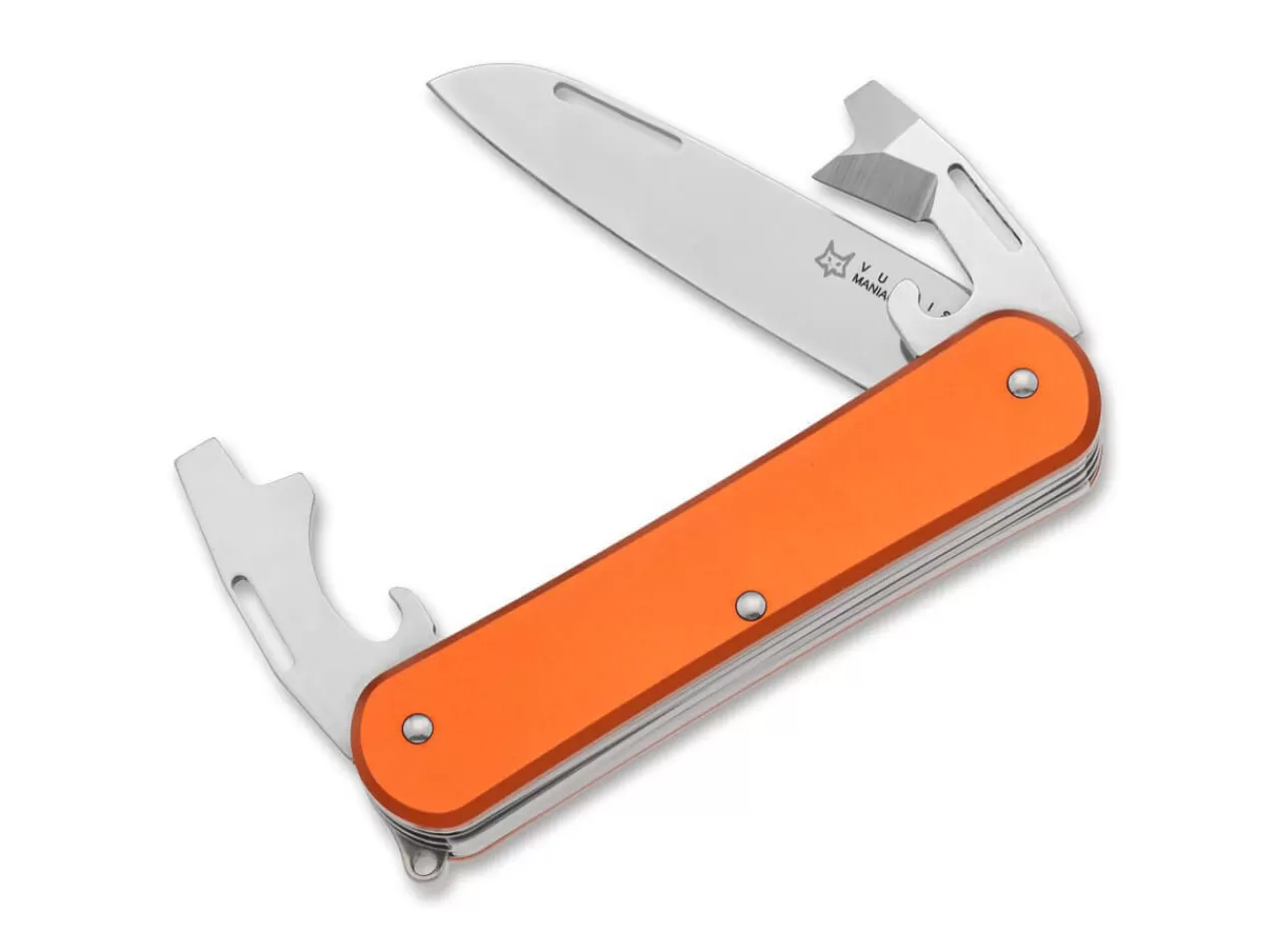 Fox Knives Vulpis 130-3 Aluminum Orange Online