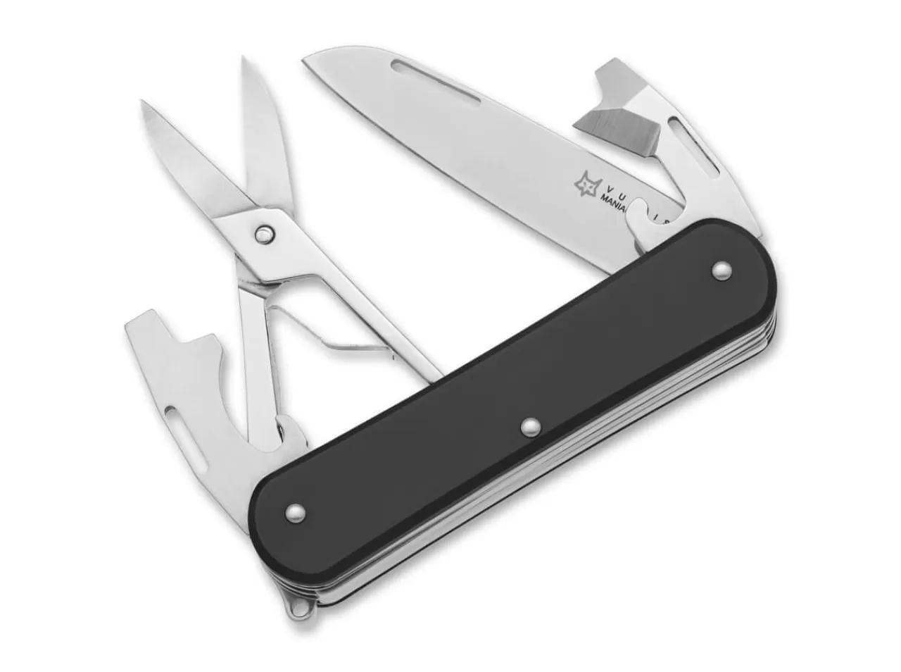 Fox Knives Vulpis 130-F4 Aluminum Black Discount