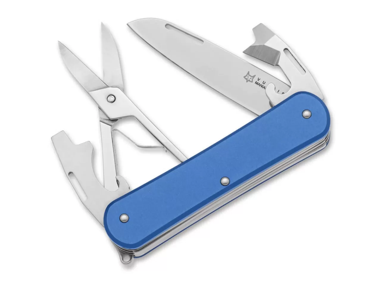 Fox Knives Vulpis 130-F4 Aluminum Sky Blue Fashion