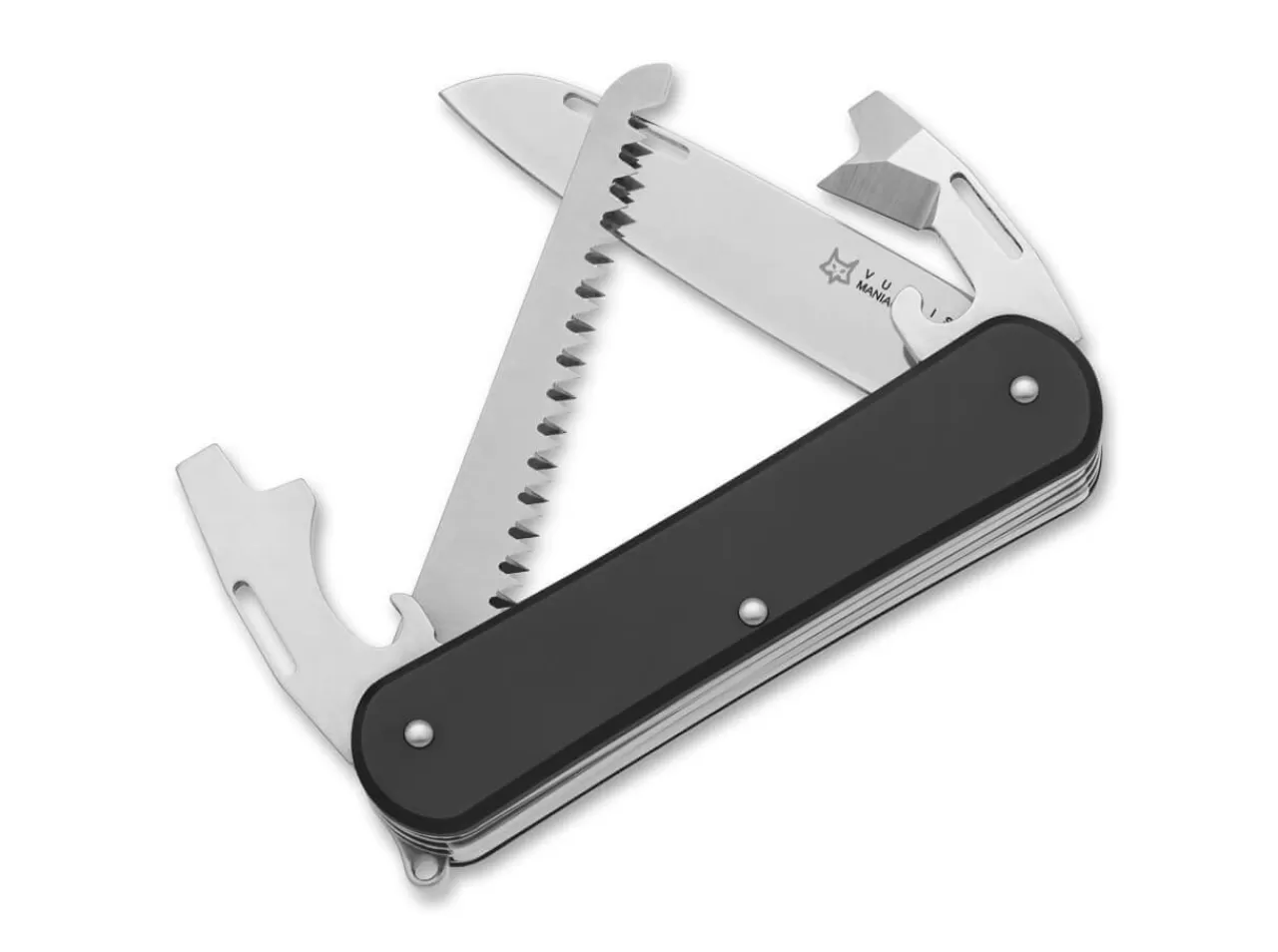 Fox Knives Vulpis 130-S4 Aluminum Black Shop