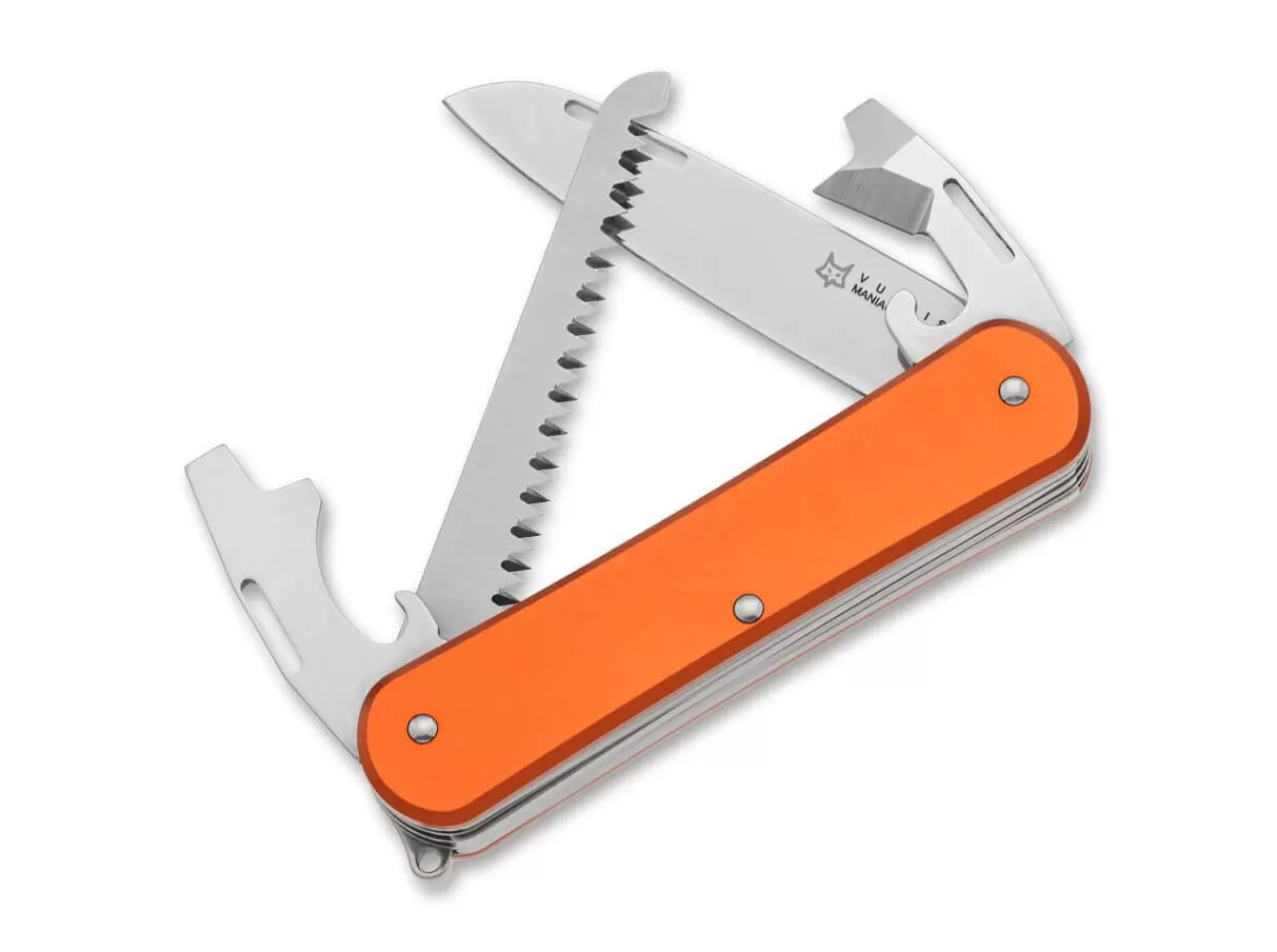 Fox Knives Vulpis 130-S4 Aluminum Orange Sale