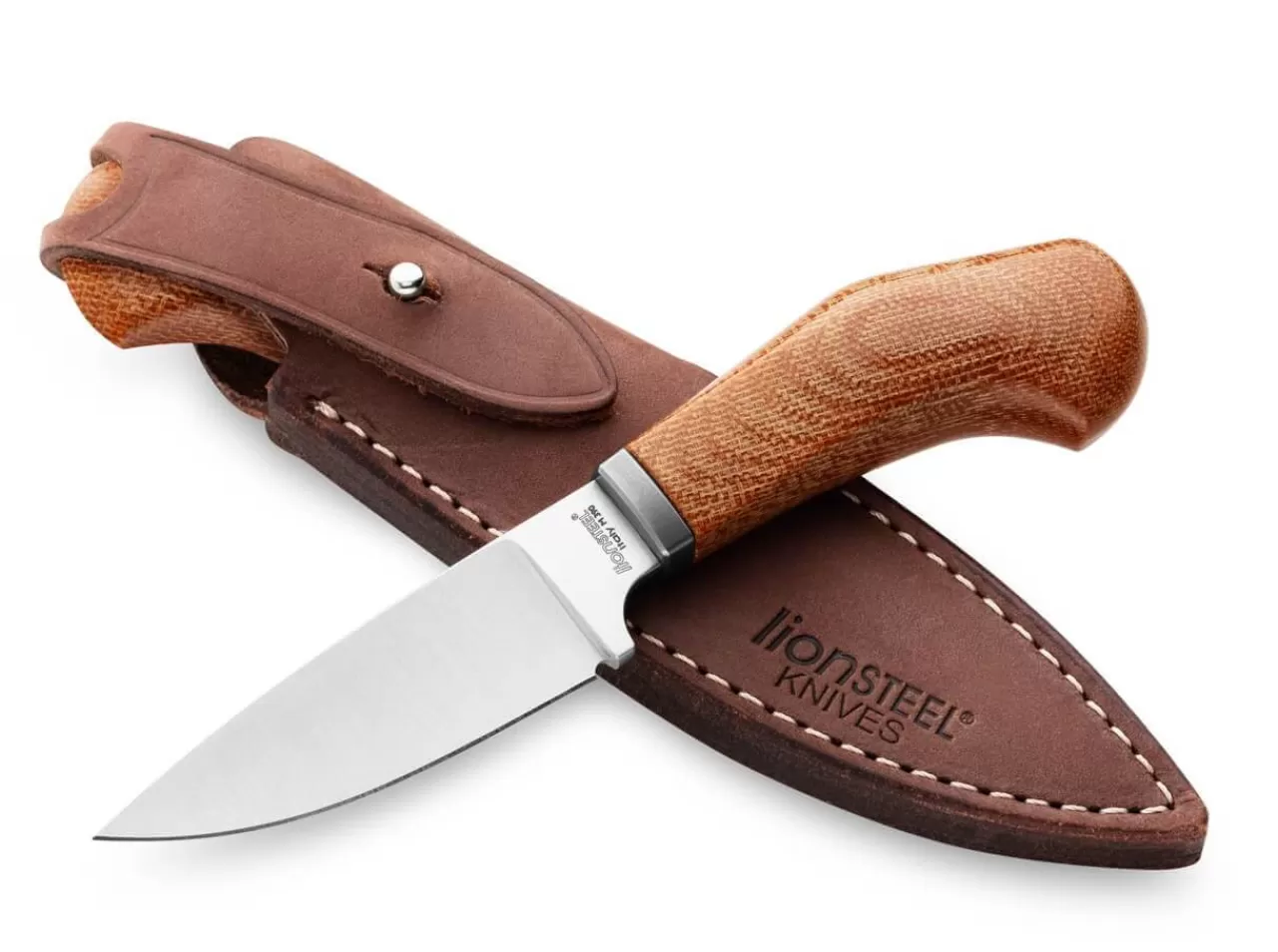 LionSteel Edc-Messer<Willy Micarta Natural